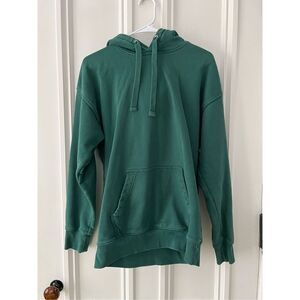 H&M dark green heavyweight men’s hoodie sweatshirt S